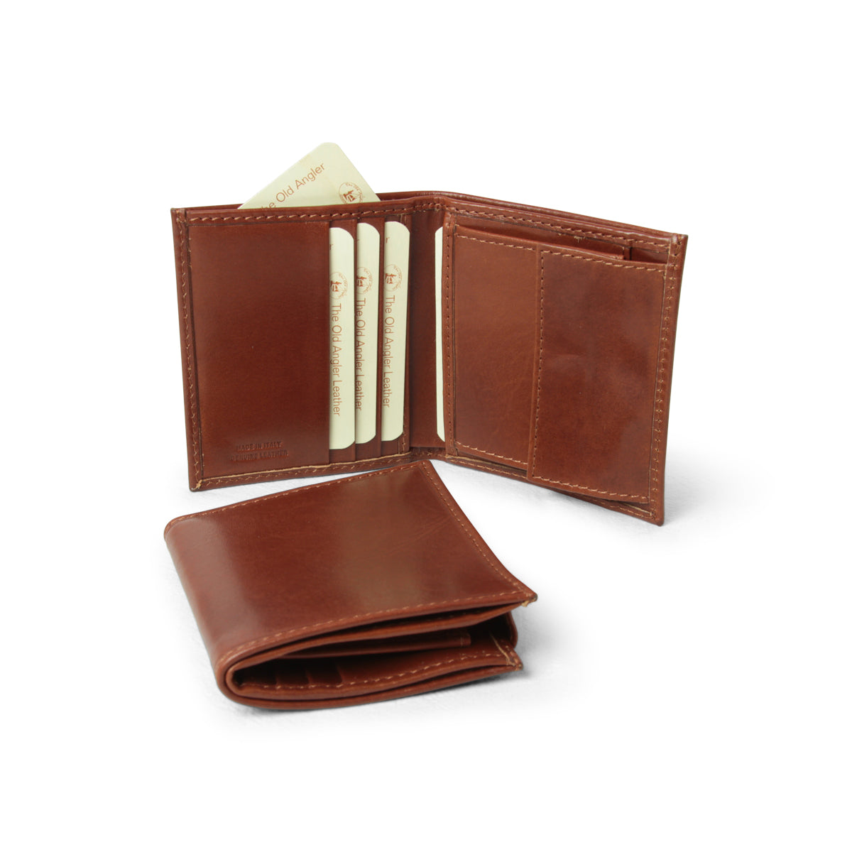Leather wallet - brown